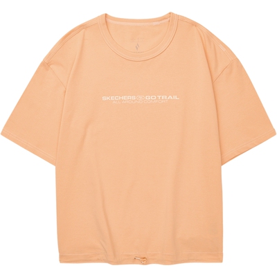 SKECHERS斯凯奇女子运动休闲短袖T恤L324W010-04HL