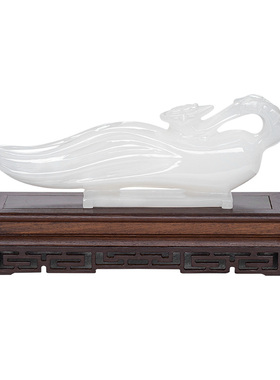 天然玉石人参如意乔迁开业摆件