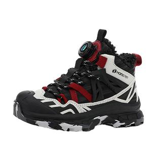 HANGTEN欢腾儿童雪地靴男童女童冬季防水防滑加绒加厚大棉鞋男孩