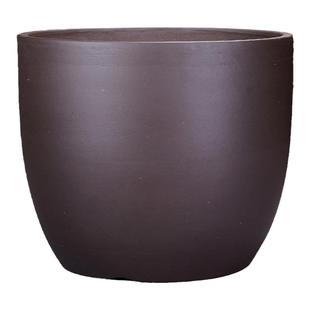 特价清仓大口径粗陶紫砂花盆透气养根花草树木盆栽陶瓷君子兰花盆