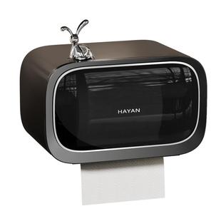 卫生间厕纸盒高档轻奢免打孔壁挂式收纳盒浴室防水马桶旁纸巾盒