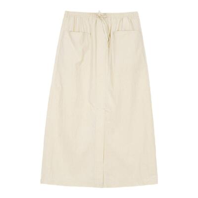 kleeklee环保棉丝棉薄棉布半裙