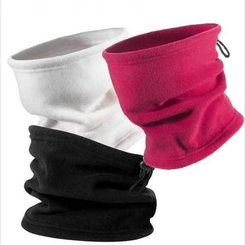 新款跨境户外多功能保暖骑行脖风帽防轻便摇粒绒围脖套保暖