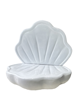 玻璃钢贝壳浮排雕塑定制摆件