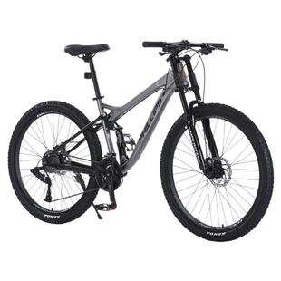 菲利普软尾山地自行车男女成人双减震变速单车青少年学生