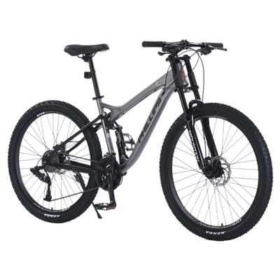 软尾双减震可变速山地自行车