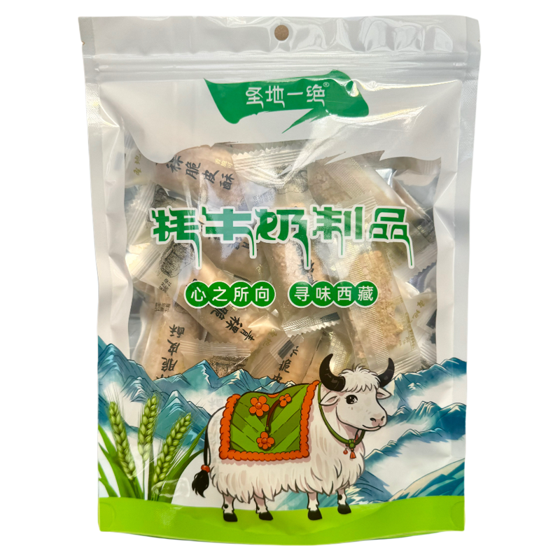 西藏特产圣地一绝青稞脆皮酥独立包装零食原味夹心奶酥酥脆可口