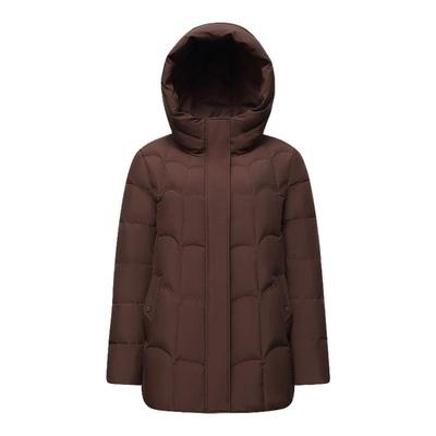 雪中飞深色气质羽绒服