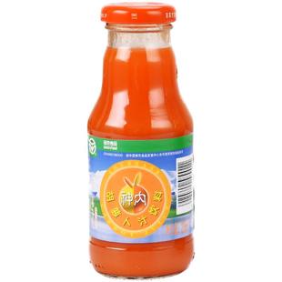 新疆神内胡萝卜汁0脂肪儿童果蔬汁饮料整箱238ml*20瓶新疆特产