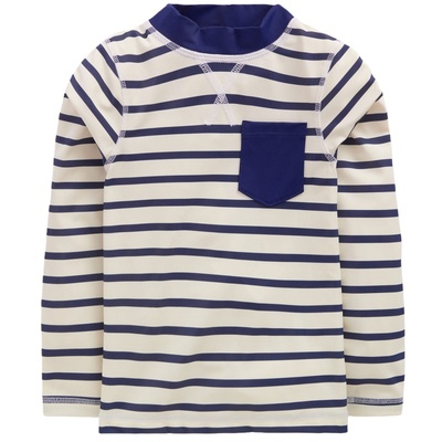 代购MiniBoden儿童泳衣 26春夏季男童沙滩UPF50+长袖防晒泳装上衣