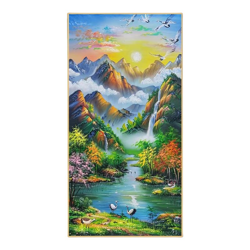 聚宝盆DIY数字油画丙烯装饰画