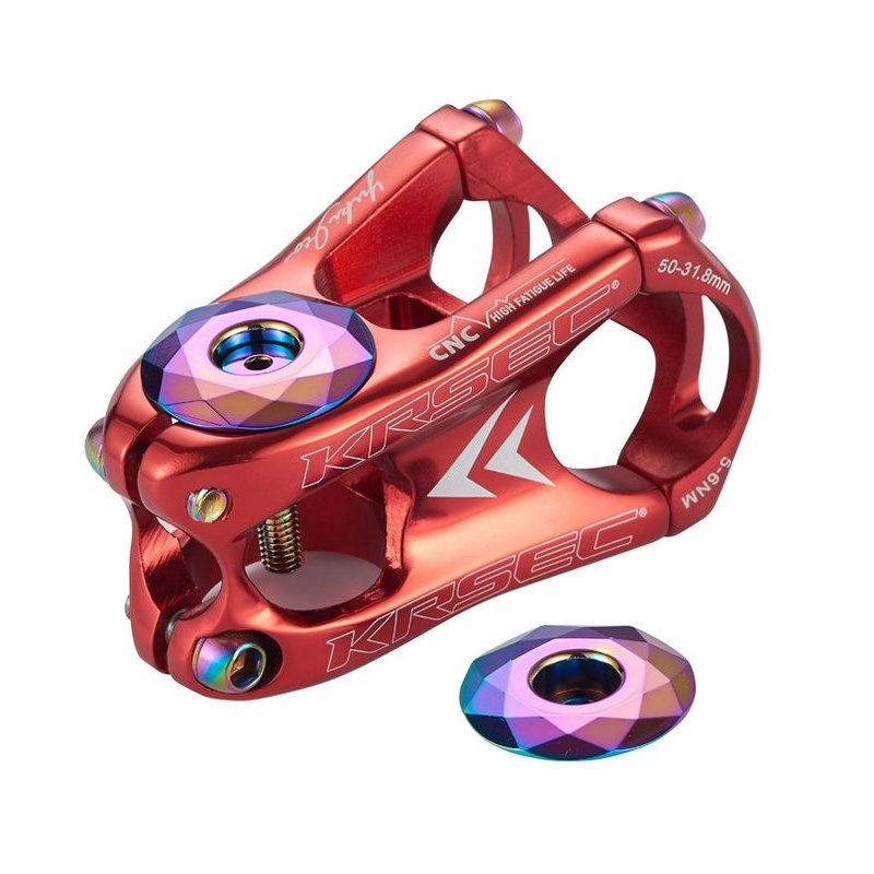 新款直销KRSEC山地车自行车碗组铝合金前叉龙头上盖把立改装配件