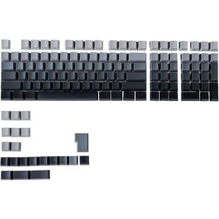 极昼侧刻键帽渐变透光PBT适用机械键盘狼蛛f87pro迈从vgnV98pro