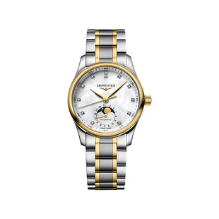 Longines浪琴 官方正品名匠系列月相女士机械表瑞士手表女间金表