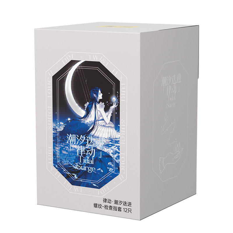 蕉邦律动潮汐迭进玻尿酸医用手指套超薄螺纹les女性专用指套成人