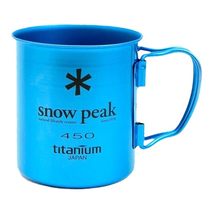 日本snowpeak雪峰钛杯露营杯子