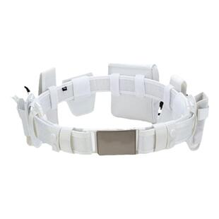 白色尼龙新标八件套路政执勤铁路巡逻多功能六配件包战术外腰带