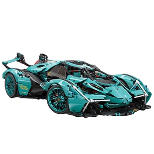 2025新款遥控拼装赛车积木男孩子兰博汽基尼模型生日礼物拼图玩具