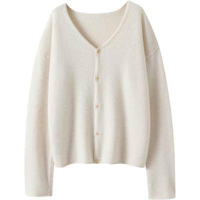 启超高端100%纯山羊绒衫