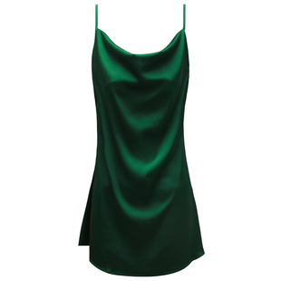 睡裙女2025年新款露背女士薄家居服冬季短裙冰丝吊带性感睡衣春夏