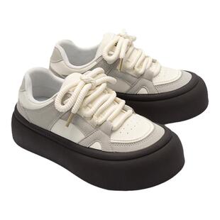 环球厚底板鞋女款2025新款春夏爆款百搭大头鞋子女时尚气质休闲鞋