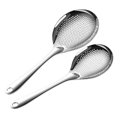 316钢祥云柄花椒勺滤勺