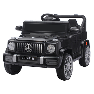 儿童电动越野车宝宝遥控四轮汽车可坐小孩充电玩具男女婴幼摇摆车