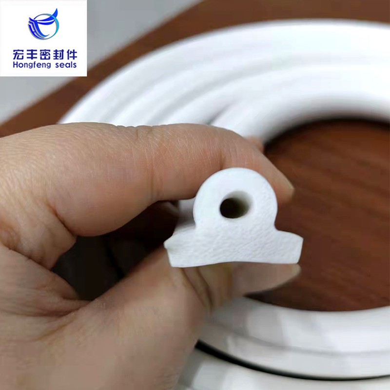 耐高温硅胶发泡条海绵条发泡空心异形密封条耐高温密封条