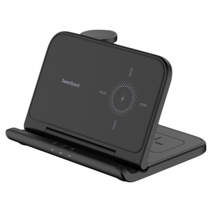 SwanScout 705S/705G 3-in-1 Wireless Charger for Samsung Galaxy Z Fold S/ Watch8/ Buds Google 9 Pro