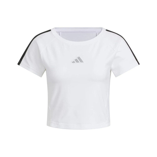 Adidas/阿迪达斯女子舒适百搭吸汗透气圆领休闲套头短袖T恤JY8571