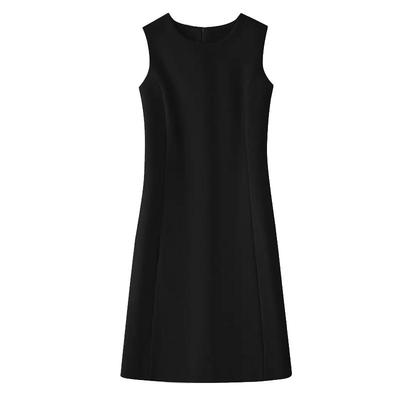 秋冬新款羊毛呢连衣裙背心裙女