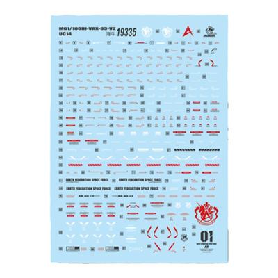 中环MG海牛高达地台水贴