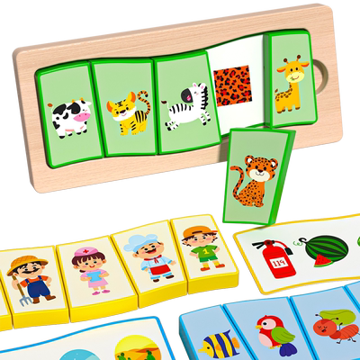 蒙氏全脑开发教具	拼图配对拼图