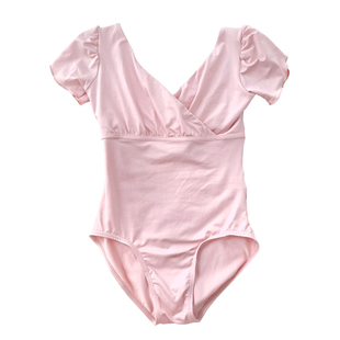 幻梦Messiah韩国进口芭蕾练功服贝拉公主郁金香袖形体服可插胸垫