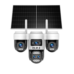 室外4g太阳能户外监控器360夜视高清防水摄影头免流量变焦摄像头