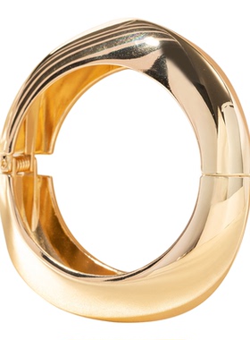 欧美热销轻奢时尚新款几何合金手镯小众流行希音TEMU