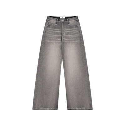 CALLEDBACK阔腿牛仔裤牛仔长裤