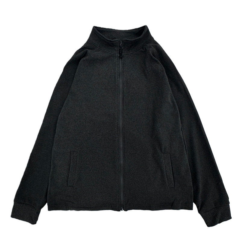 保暖翻领长袖t恤修身拉链外套