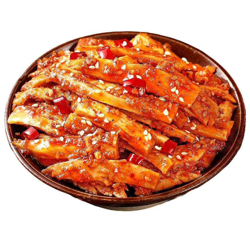 内蒙香辣手撕大片牛板筋独立装