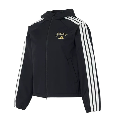 adidas阿迪达斯三条纹外套女2026春CNY马年新年款运动夹克 KU8973