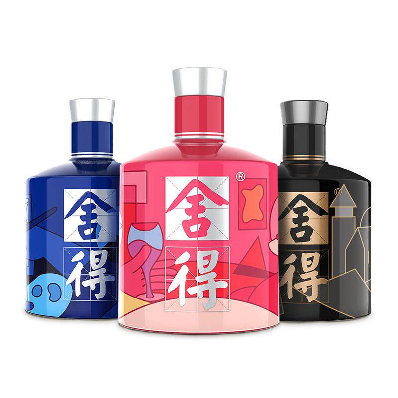 舍得酒52度100ml*3瓶致敬大师款