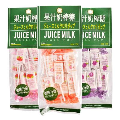 樱木良品果汁奶棒糖添加真果汁