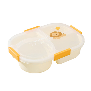 onlycook饭盒带盖上班族专用可微波炉加热便当盒餐盒学生分格餐盘