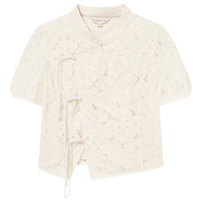 Goodland美地女装2026春季新款绣花新中式衬衫/半身裙LC36170170