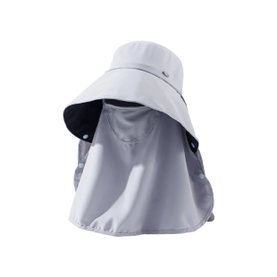 女夏季户外登山遮阳速干大帽檐太阳帽骑车防紫外线面罩护颈遮全脸