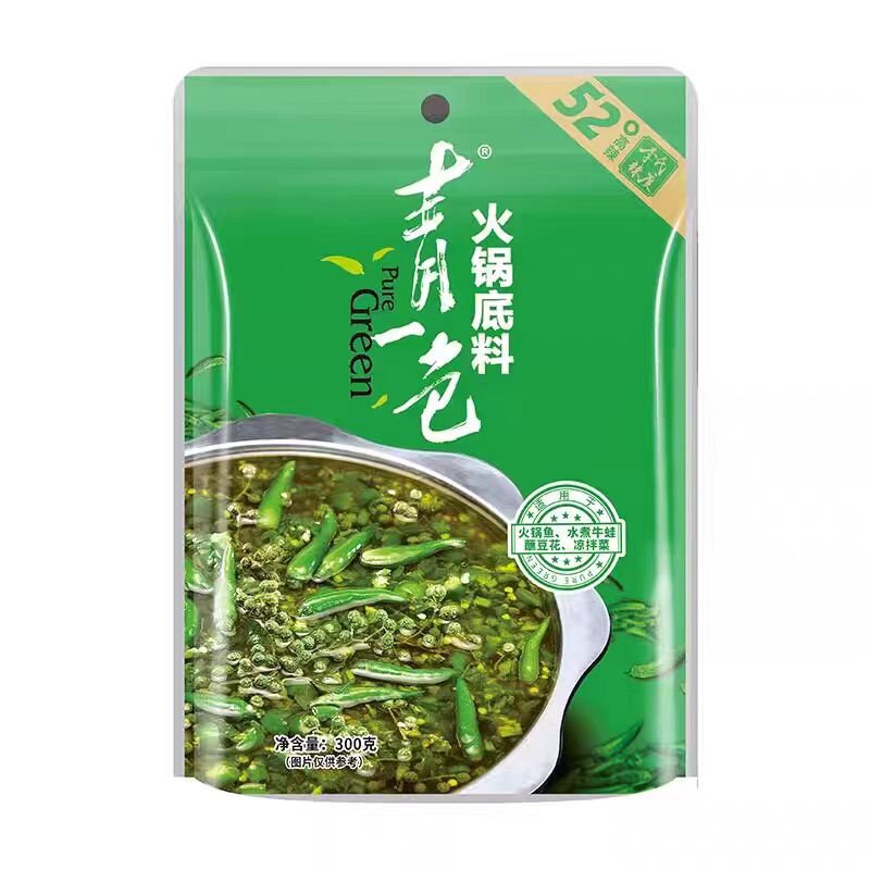 重庆德庄青一色藤椒味火锅底料