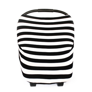 婴儿安全座椅宝宝提篮遮阳巾推车挡风防晒遮盖弹力哺乳巾购物车罩