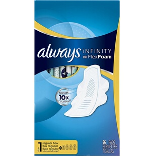美国直邮Always液体卫生巾日用1号108个Always Infinity Size 1