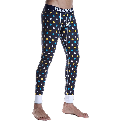 希宾青年男士紧身低腰保暖裤