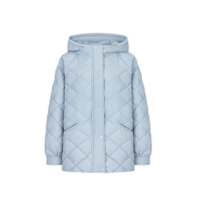 轻薄款加肥加大羽绒服大码女装200斤胖mm中长特大码羽绒外套女冬